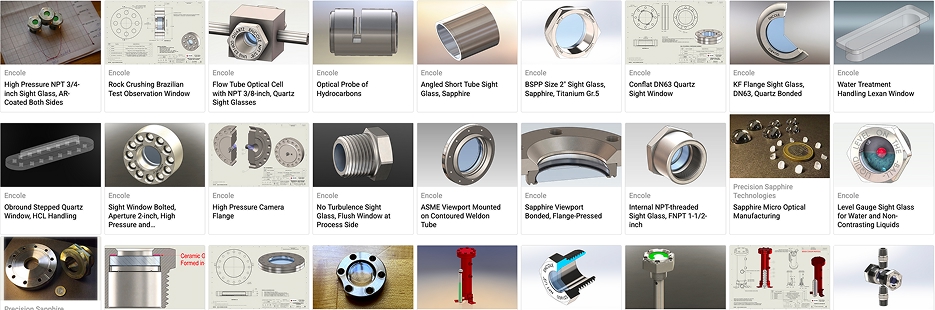 A collection of sight glass far-out-projects. From IR to UV, hot and cold.