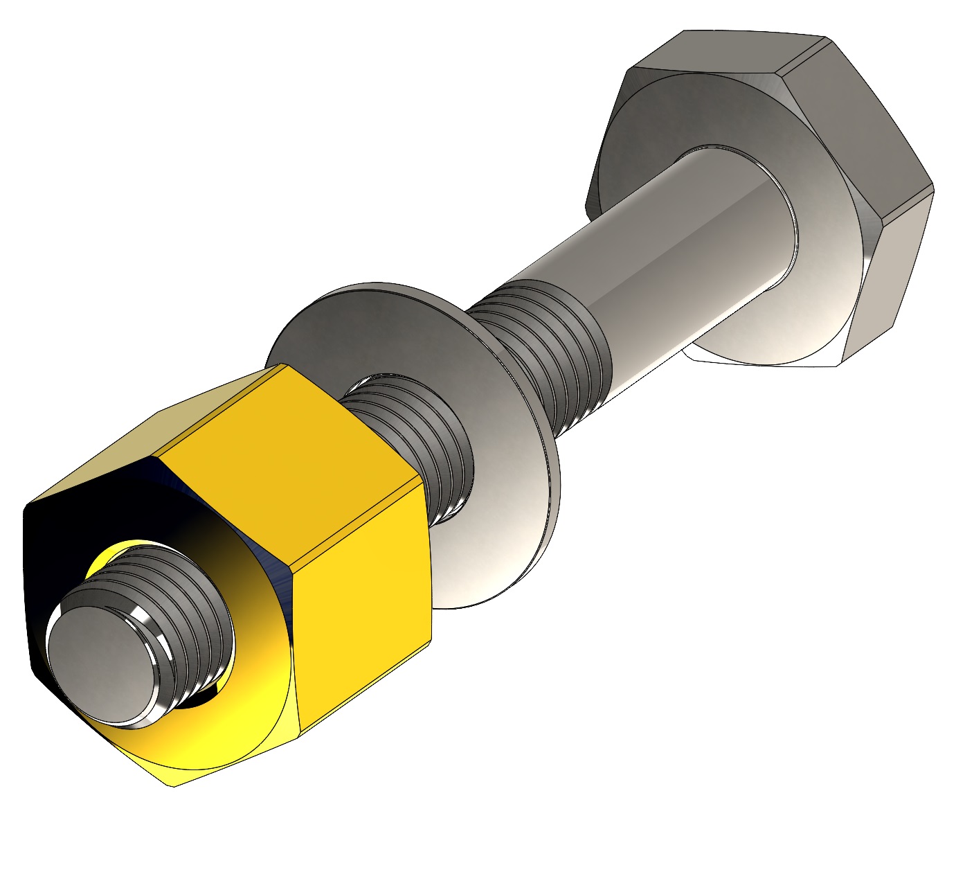 Nut, Bolt and a Washer for SSH Hygienic Clamp