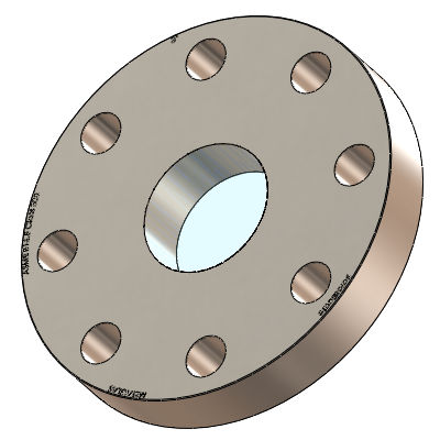 ASME B16.5 - Flanged Sight Glass, Borosilicate Windows