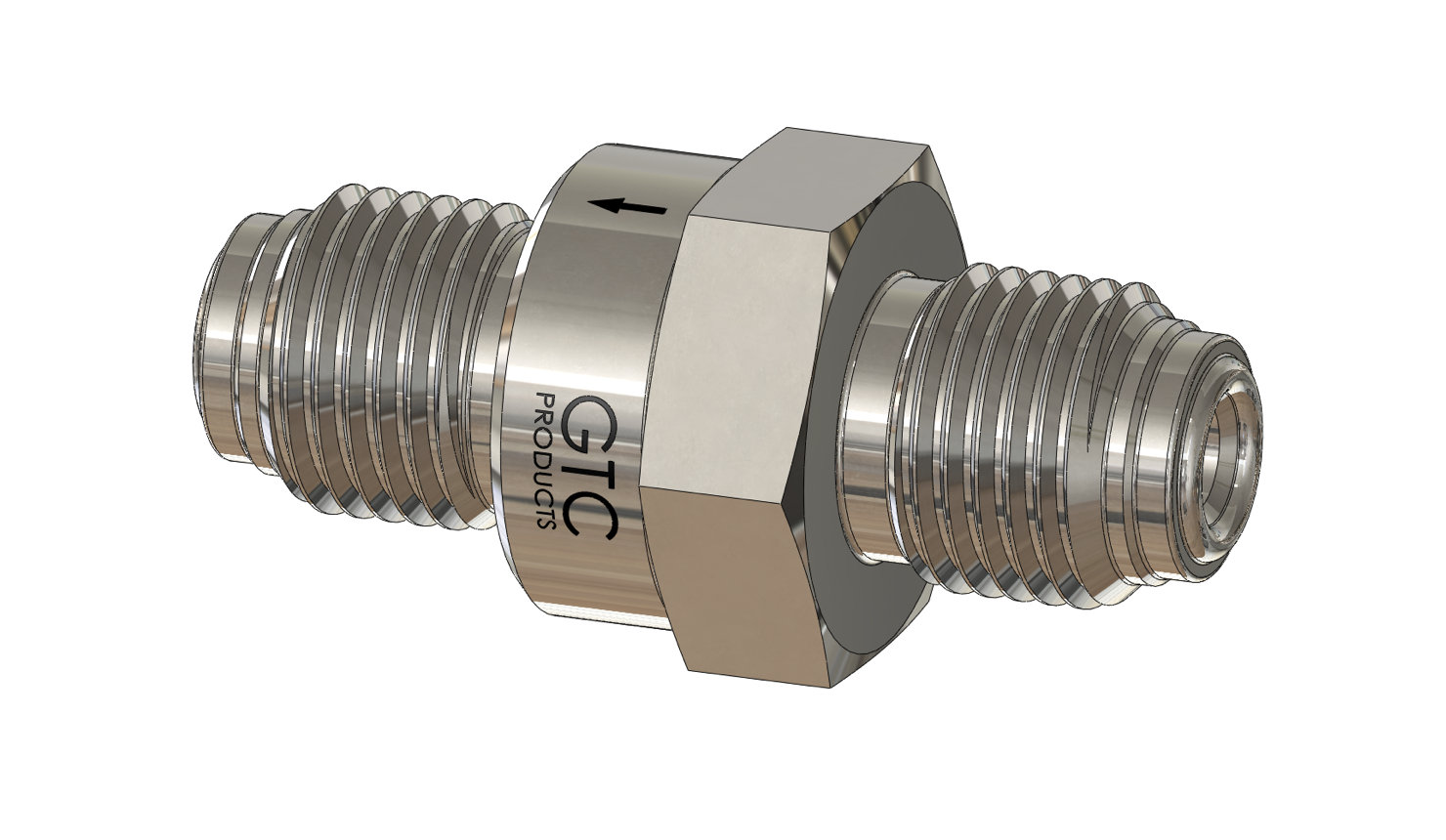 Check Valves, Ultra Clean Chatter-Free, Male VCR® Connections, Electropolished 316L VAR SS