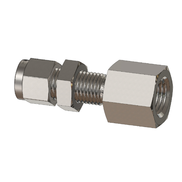 Tube Fitting to Female NPT Bulkhead Connector