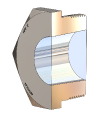 Fused NPT Sight Glasses, Duplex Steel 2205, Sodalime, Full Glass Height