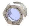NPT-Threaded High Pressure Sight Glasses with Quartz Windows, 17-4PH Steel Housing