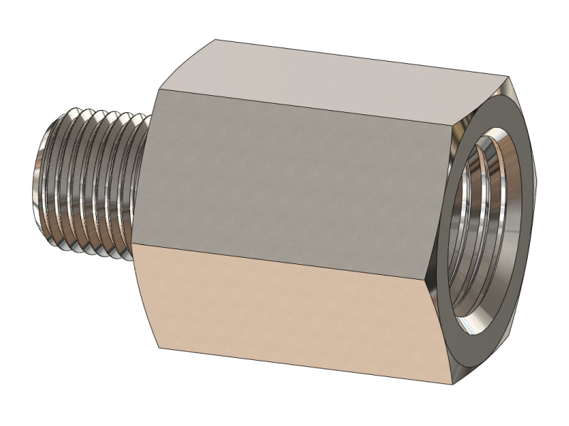 Female NPT to Male NPT Pipe Fitting Reducing Adapter