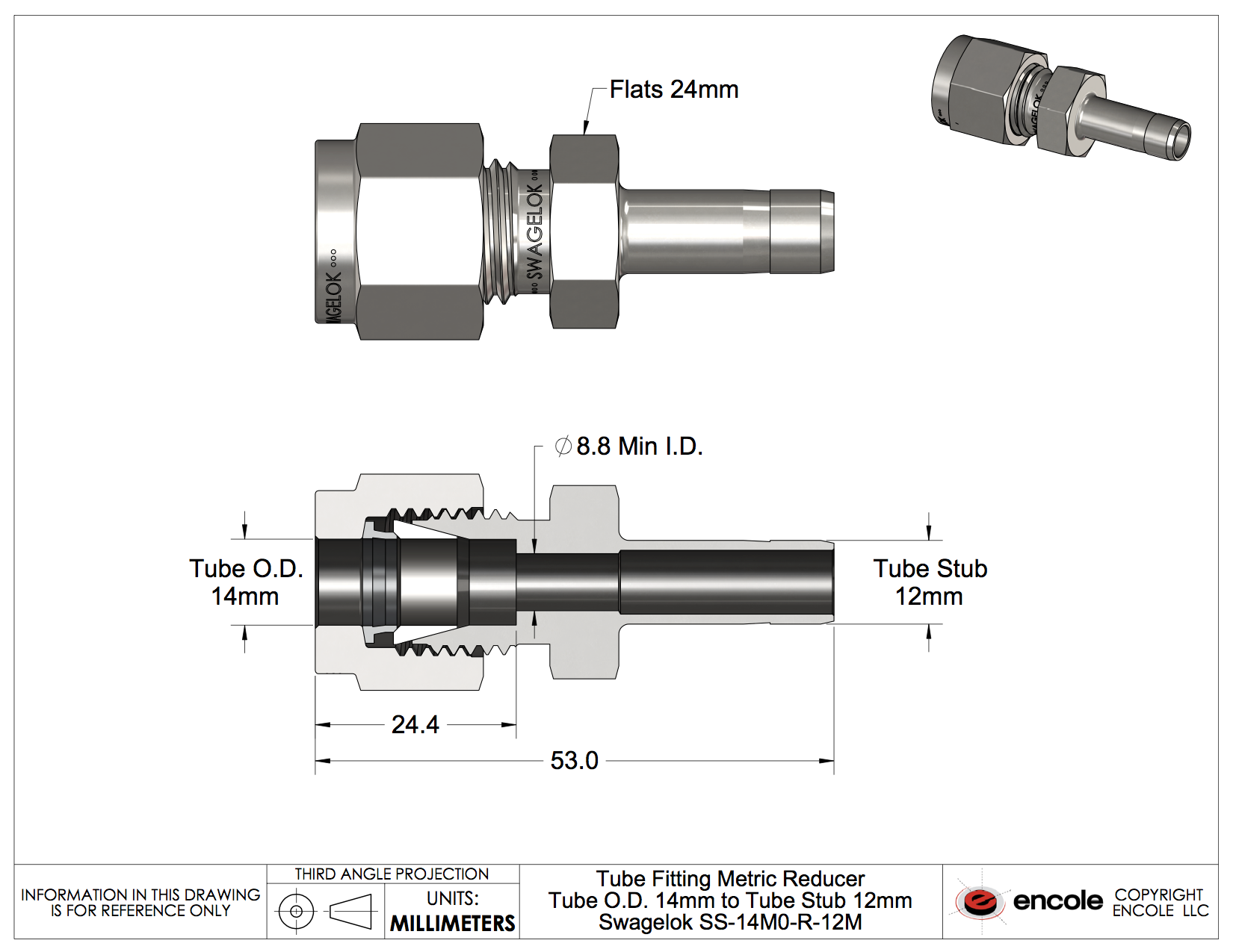 VCR® Compression Tube Fitting