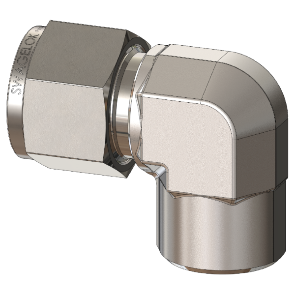 Socket Weld Tube Fitting 90-Degree Elbow
