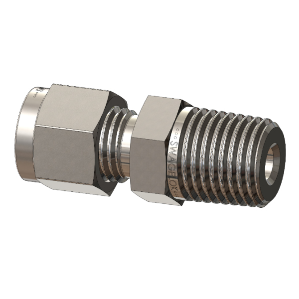 ISO/BSPT Tapered Thread Tube Fitting Connector