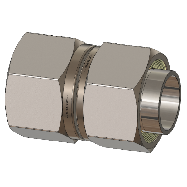 Port Connector Tube Fitting, Metric Size