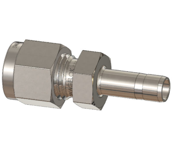 Tube Fitting Adapter, Compression Socket to Tube Stub, Fractional Size