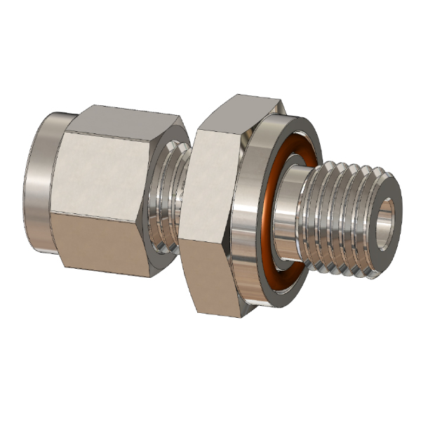 Tube Fitting Connector SAE/MS Thread with O-ring Face Seal